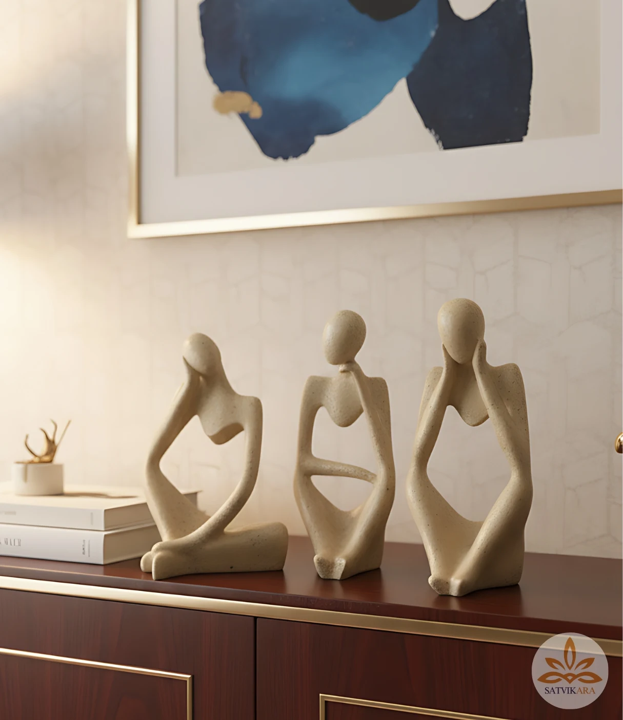 Abstract Three Thinking Lady Art Abstract Three Thinking Lady Art