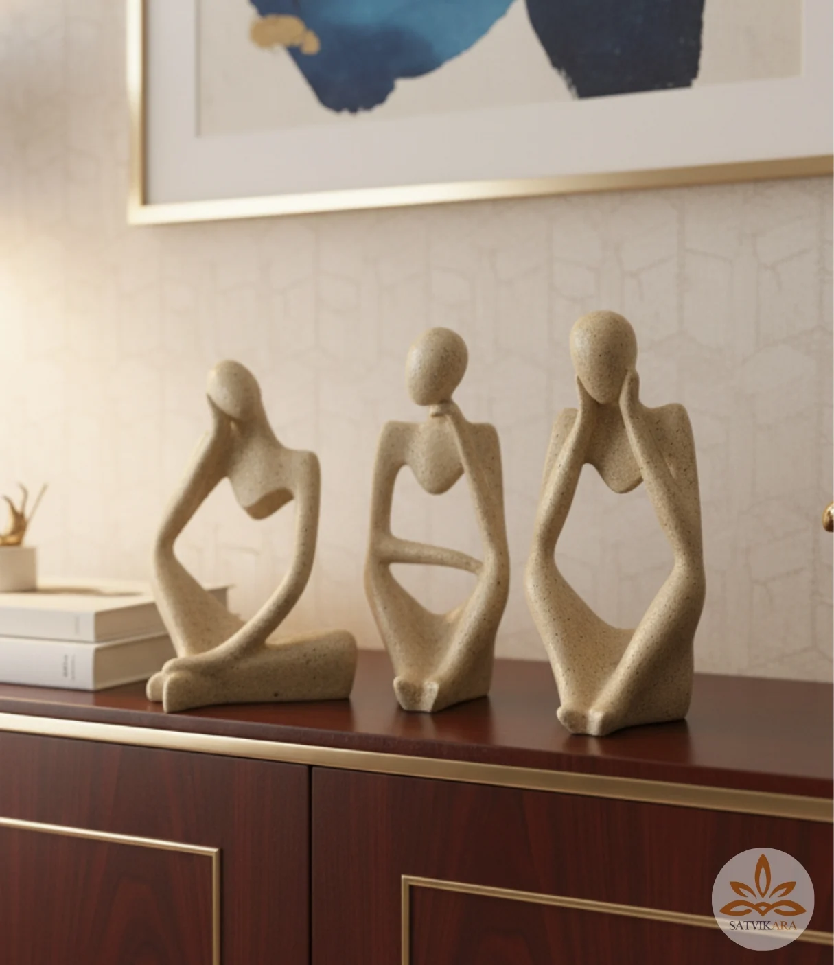 Abstract Three Thinking Lady Art Abstract Three Thinking Lady Art