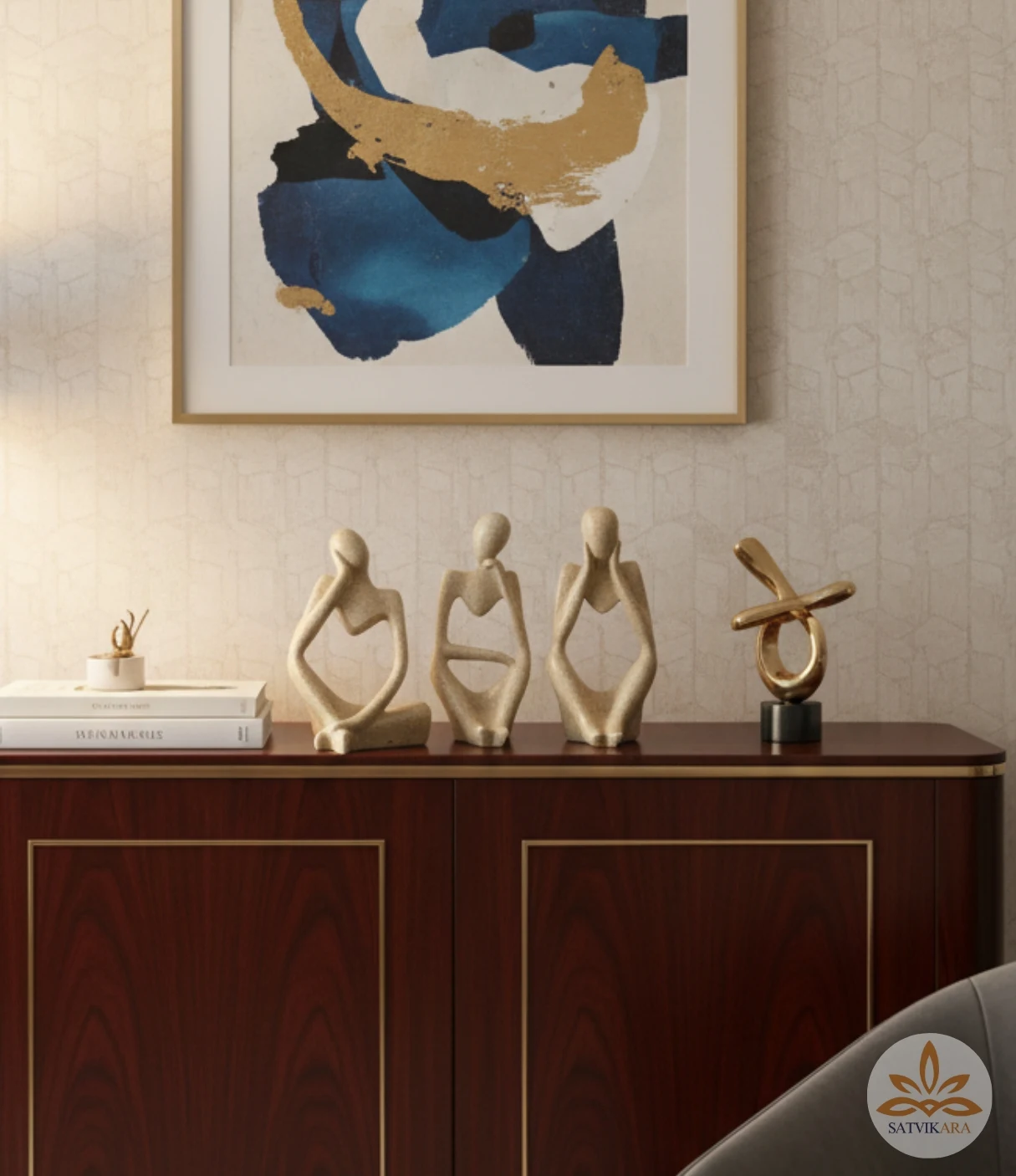 Abstract Three Thinking Lady Art Abstract Three Thinking Lady Art